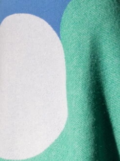 Raawii Teenagers From Mars Blanket, White - Blue - Leaf -Hay Outlet Store Teenagers From Mars Olimpia Blue CloseUp role