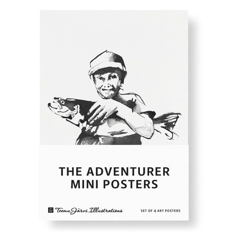 Teemu Järvi Illustrations The Adventurer Mini Poster Set, 4 Pcs 5 Teemu Järvi Illustrations The Adventurer Mini Poster Set, 4 Pcs - Image 5