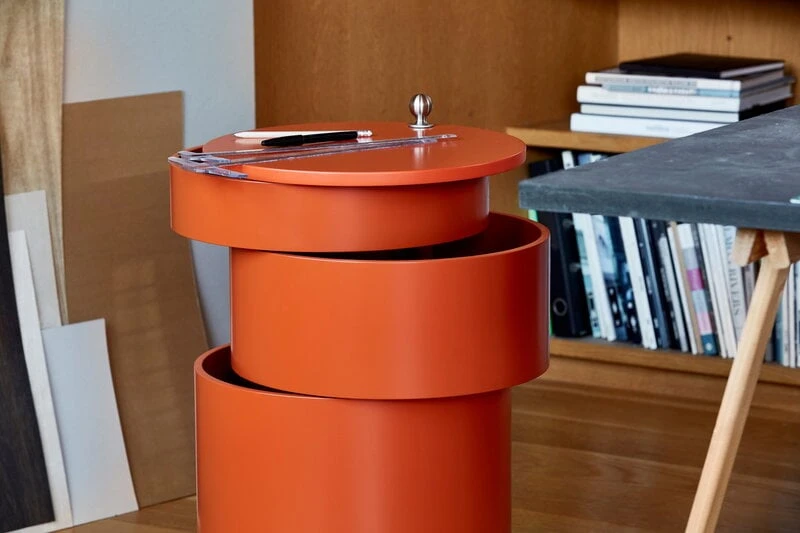 Verpan Barboy Trolley, Orange 2 Verpan Barboy Trolley, Orange - Image 2