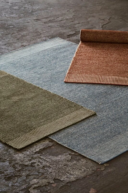 Woud Rombo Rug, 75 X 200 Cm, Rust 4 Woud Rombo Rug, 75 X 200 Cm, Rust - Image 4