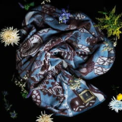 Klaus Haapaniemi & Co. Bees Blanket, Blue 7 Klaus Haapaniemi & Co. Bees Blanket, Blue -Hay Outlet Store bees blanket blue 03 1024x1024