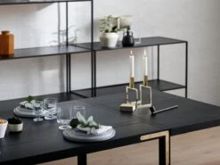 By Lassen Kubus Candle Snuffer, Black -Hay Outlet Store bylassen Conekt table Leaves Line brass Snuffer Lifestyle