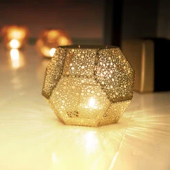 Tom Dixon Etch Candleholder, Brass -Hay Outlet Store etch 1