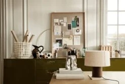 Ferm LIVING Ceramic Basket, XL, Off-white 5 Ferm LIVING Ceramic Basket, XL, Off-white -Hay Outlet Store fermLIVING AW21 PostTableLampBaseSolid EclipseLampshadeShort CeramicBasketXL MorfSculpture image