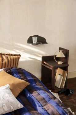 Ferm LIVING Grand Quilted Blanket, Brown - Blue -Hay Outlet Store fermLIVING MeridianLamp UtaPiece image