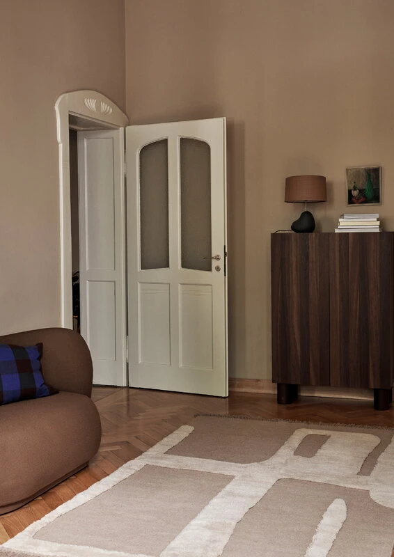 Ferm LIVING Alley Wool Rug, 160 X 250, Natural 4 Ferm LIVING Alley Wool Rug, 160 X 250, Natural - Image 4