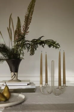 Ferm LIVING Sway Candelabra, Cashmere -Hay Outlet Store fermLIVING XMAS22 SwayChandelabra image 1