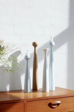 Applicata Blossom Candle, 4 Pcs, White -Hay Outlet Store interior blossom 08