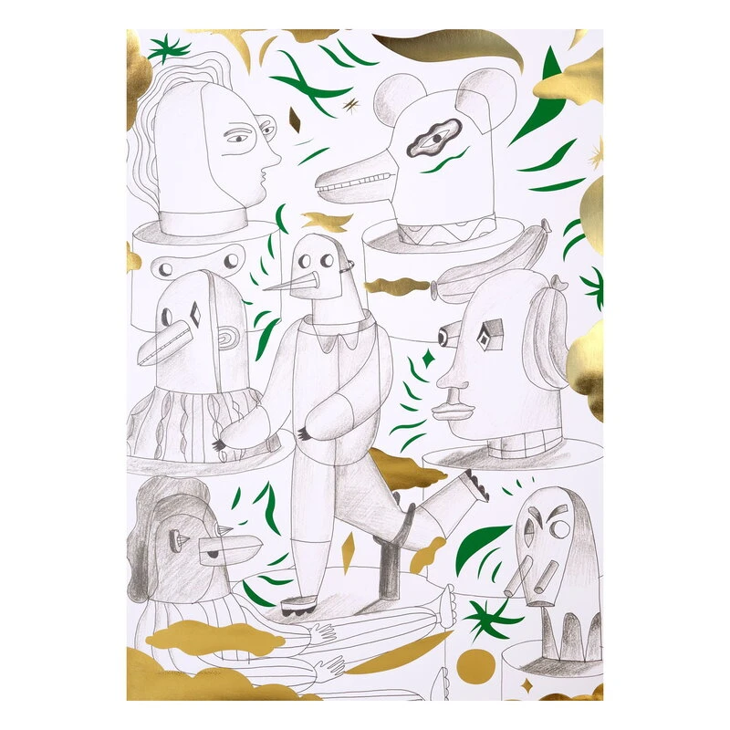 The Wrong Shop Animalotèque Poster, 47,5 X 67,5 Cm 1 The Wrong Shop Animalotèque Poster, 47,5 X 67,5 Cm