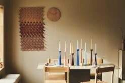 Applicata Lily Candleholder, Warm Rose -Hay Outlet Store kobalt bluesky bluewarm rosesmoked oak