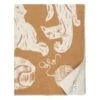 Lapuan Kankurit Kissanpäivät Blanket, Cognac - White