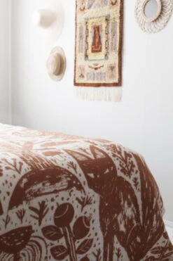 Lapuan Kankurit Metsikkö Blanket, Cinnamon - White 9 Lapuan Kankurit Metsikkö Blanket, Cinnamon - White -Hay Outlet Store lapuankankurit metsikko blanket cinnamon white 3