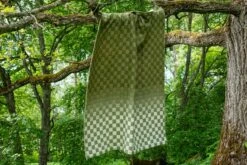 Lapuan Kankurit Shakki Blanket, Beige - Olive - White -Hay Outlet Store lapuankankurit shakki 2 0