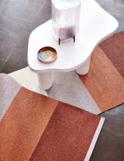 Pappelina Kim Rug, 70 X 160 Cm, Brick -Hay Outlet Store pappelina kim brick closeup 2 creative