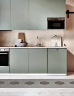 Pappelina Vera 2.0 Rug, 70 X 280 Cm, Dark Linen -Hay Outlet Store pappelina vera20 darklinen kitchen creative