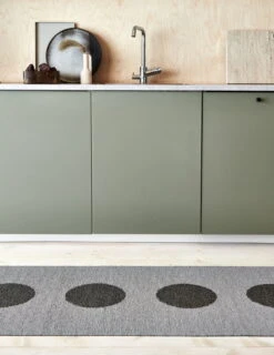 Pappelina Vera 2.0 Rug, 70 X 200 Cm, Grey -Hay Outlet Store pappelina vera2 grey kitchen creative2