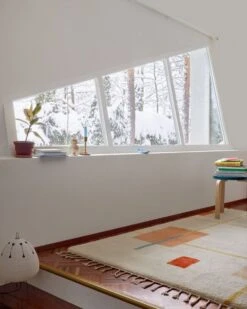 Woven Works Patch 02 Rug -Hay Outlet Store patch 02 wool shaggy rug interior winter full