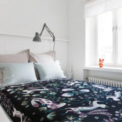 Klaus Haapaniemi & Co. Rabbit Shawl 150 X 150 Cm, Forest -Hay Outlet Store rabbit shawl black 03