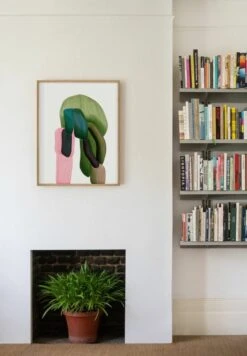 The Wrong Shop Drawing 17 Poster With Oak Frame, 62.2 X 79.1 Cm -Hay Outlet Store ronan bouroullec drawing 17 lifestyle