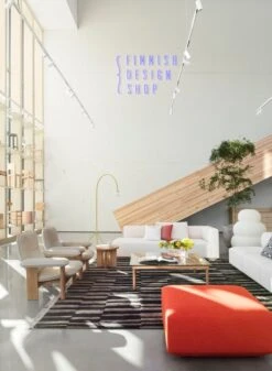 Roots Living Pilari Rug, Bamboo - Wool, Carbon - Brown -Hay Outlet Store showroom maaliskuu22 Fds8